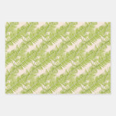 Feathery Fern auf einem Wrapping Paper-Set Geschenkpapier Set (Vorderseite 3)
