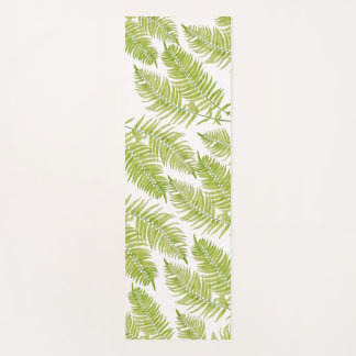 Feathery Fern auf einem Yoga Mat Yogamatte