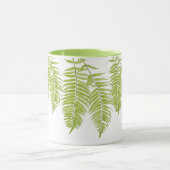 Feathery Fern auf einer Combo-Tasse Tasse (Zentrum)