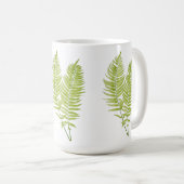 Feathery Fern auf einer klassischen Tasse (VorderseiteRechts)