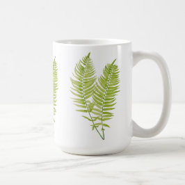 Feathery Fern auf einer klassischen Tasse
