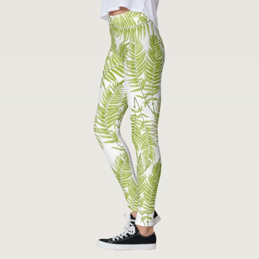 Feathery Fern auf Leggings (Links)