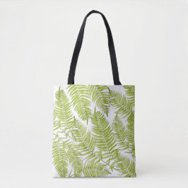 Feathery Fern auf Tote Bag Tasche