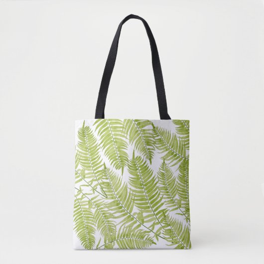 Feathery Fern auf Tote Bag Tasche (Vorderseite)