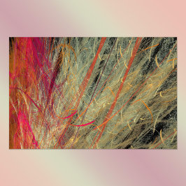 Feathery Fraktal Poster