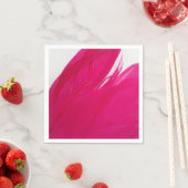 Feathery Fuschia Serviette (Beispiel)