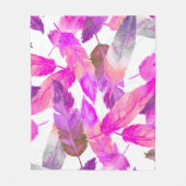 Feathery life for me fleecedecke (Vorderseite)