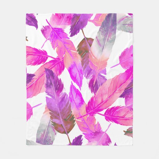 Feathery life for me fleecedecke (Vorderseite)