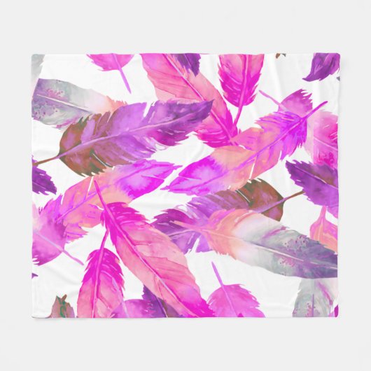 Feathery life for me fleecedecke (Vorderseite (Horizontal))