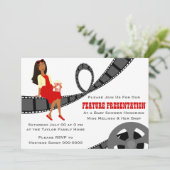 Feature Präsentation Kinderdusche Einladung (Stehend Vorderseite)