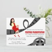 Feature Präsentation Kinderdusche Einladung (Stehend Vorderseite)