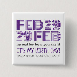 FEB 29 FEB BUTTON