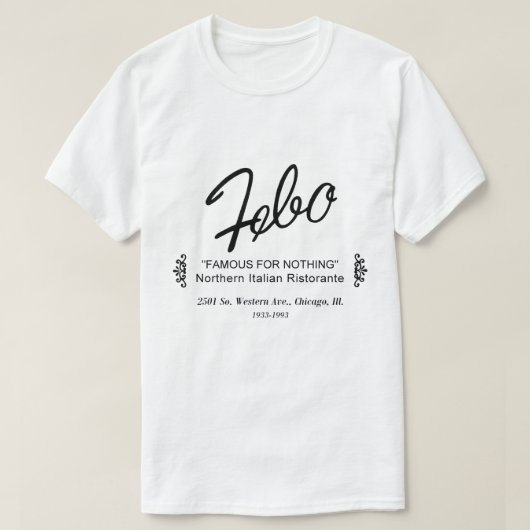 Febo, Norditalienisches Ristorante, Chicago, IL T-Shirt (Design vorne)