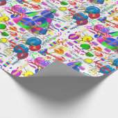 Februar, 14 Geburtstag Geschenkpapier (Ecke)