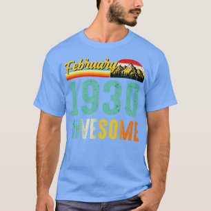 Februar 1930 Geburtstagsgeschenk Shirt Vintag Febr