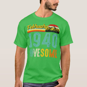 Februar 1940 Geburtstagsgeschenk Shirt Vintag Febr