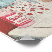 Februar 1960 Ad Sta Puf Poster (Ecke)