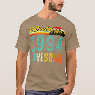 Februar 1994 Geburtstagsgeschenk Shirt Vintag Febr