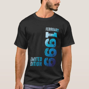 Februar 1999 Jahr 1999 Retro 1999 Vintage 1999 Ed T-Shirt