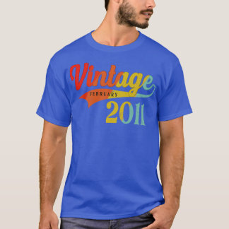 Februar 2011 Geburtstag Vintage Februar 2011 Außer T-Shirt