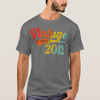 Februar 2012 Geburtstag Vintage Februar 2012 Außer T-Shirt