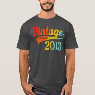 Februar 2013 Geburtstag Vintage Februar 2013 Außer T-Shirt