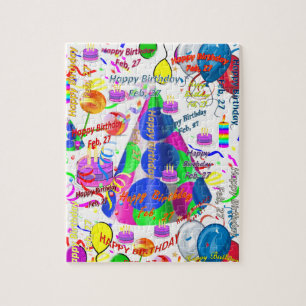 Februar, 27 Geburtstag Jigsaw Puzzle