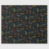 Februar, 28 Geburtstag Geschenkpapier (Flach)