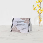 Februar Amethyst Birthstone Card Blank Inside Karte (Gelbe Blume)