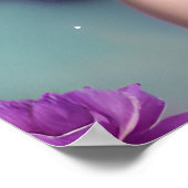 Februar Amethyst Lila Girl Poster (Ecke)