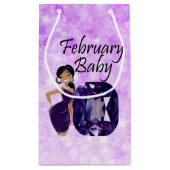 Februar Baby Kleine Geschenktüte (Rückseite)