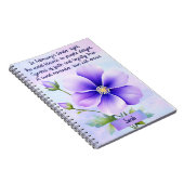 Februar Birth Blume Spiral Notebook Notizblock (Rechte Seite)