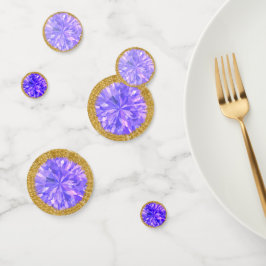 Februar Birthstone Amethyst Table Konfetti