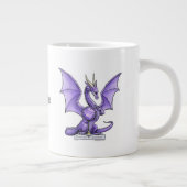 Februar Birthstone Dragon - Amethyst Jumbo-Tasse (Rechts)