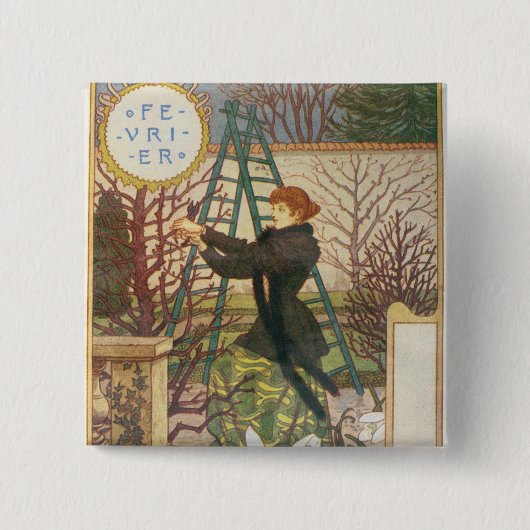 Februar Button (Vorderseite)