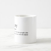 Februar Definition Geburtstag Kaffeetasse (Mittel)