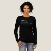 Februar Definition Geburtstag Tri-Blend Shirt (Volle Vorderseite)