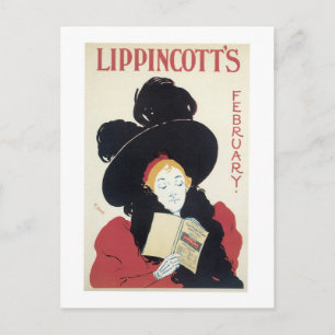 Februar des Lippincott Postkarte