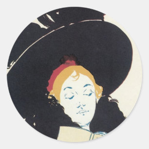 Februar des Lippincott Runder Aufkleber