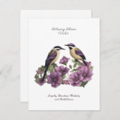 Februar Geburtsmonat Blume Personalisiert Geburtst (Vorne/Hinten)