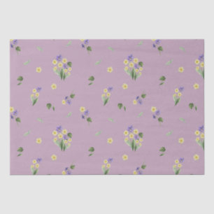 Februar Geburtsmonat Blume Primrose Violet Seidenpapier