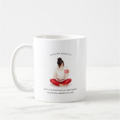 Februar-Geburtsmonat-Mädchen | Monogramm Kaffeetasse (Links)