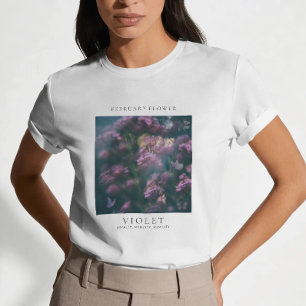 Februar-Geburtsmonatsblume T-Shirt