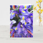 Februar Geburtstag Karte (Gelbe Blume)