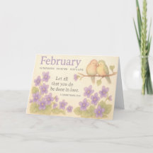 Februar Geburtstags-Blumen-Inspirations-Geburtsmon