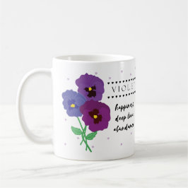 Februar Geburtstagsfeier Blume Tasse mit Blume Tre