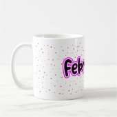Februar Geburtstagsmonat Kaffeetasse Idee Geschenk (Links)