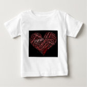 Februar Heart Baby T-shirt (Vorderseite)