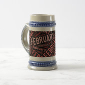 Februar Heart Bierglas (Vorderseite Links)