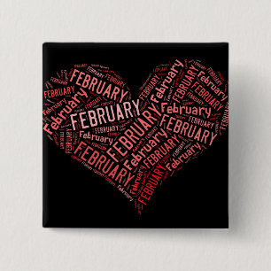 Februar Heart Button